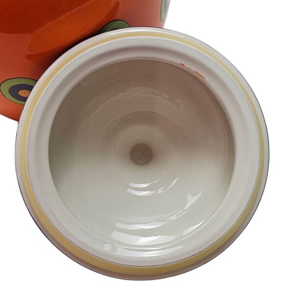 All U Can Handle Cookie Jar Cannister Dancing Dots Retro - Picture 9 of 11